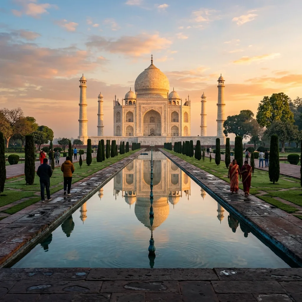 Taj Mahal sunrise Golden Triangle tour package