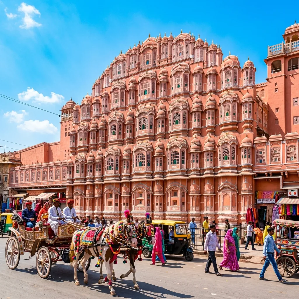 Amber Fort Jaipur Rajasthan tour package golden hour